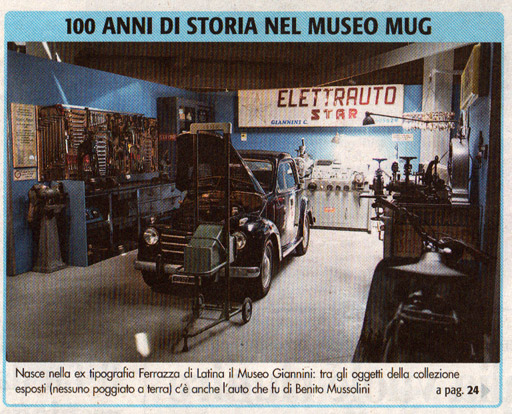 100 anni di storia nel museo MUG